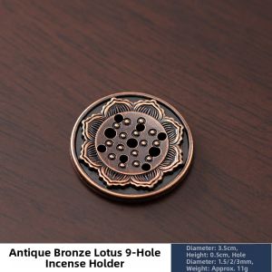 Portable Alloy Incense Holder