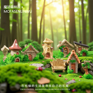 Đồ Trang Trí Nhà Cửa Bằng Nhựa Sinh Học DIY Miniature Fairy Tale Garden Landscape Decorative Accessories Display Tabletop Decor