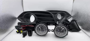 1 Pair Car Front Bumper Halogen Fog Lights Assembly Driving Lamp Foglight Wiring Switch Set For Honda City 2017 2018 2019