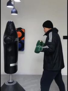 Punching Bag Standing Boxing Training Fitness Boxing Bag Premium Punching Bag Professional Humanoid ing Sandbag High Elastic Shock Absorption