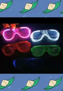 แว่นตามีไฟ เพิ่มความสดใส พร้อมส่ง ช่วงค่ำคืน แว่นตาปาร์ตี้ แว่นตาเรืองแสง