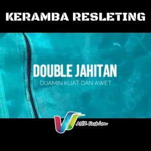 Termurah Keramba Ikan Kotak Waring Jaring Kasa Hijau Plus Penutup Resleting Ukuran 3x2x50