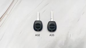 KEYECU P/N: 28268-8H700 433MHz No Chip Remote Car Key Fob 2 Button for Nissan Patrol Navara X-Trail Serena Primera Micra Almera