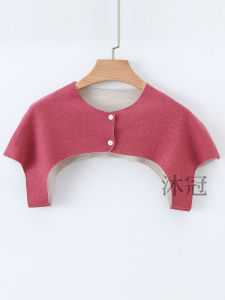 Four-Seasons Ladies Velvet Shoulder Wrap for Sleeping And Postpartum Care Warm Neck And Shoulder Scarf for Elderly And Middle-Aged People