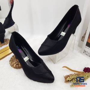 SEPATU WANITA PANTOFEL HAK 5CM COD BAYAR DITEMPAT SANDAL WANITA TERBARU NAURA SHOES ADA074
