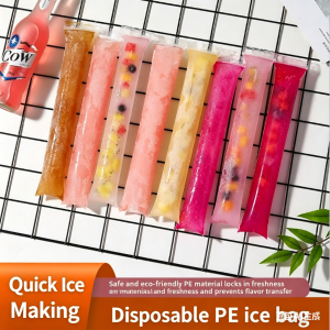 50/100 PCS DIY disposable ice cream ice bag homemade popsicle ice bag mold food-grade ice cream popsicle self-sealing bag