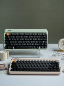 LOFREE | Retro 1970s Dot Mechanical Keyboard Tri-mode Wireless Bluetooth