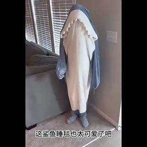 Baju Onesie Baby Shark Ikan Hiu Paus Piyama Kostum Cosplay Dewasa / Anak