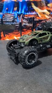 Mainan Mobil Remot Kontrol RC Offroad Climbing Jeep Militer Asep LED