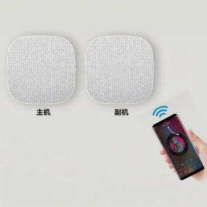 ลำโพงไร้สาย Bluetooth ติดฝ้าเพดานแบบมีขอบ 3D หูฟังร้านค้า ลำโพงสี่เหลี่ยมผืนผ้า ลำโพงแบบตั้งที่มีขอบ