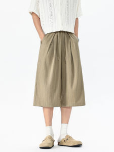 WUKONGYOUHUO | High-quality Striped Straight-leg Summer Shorts