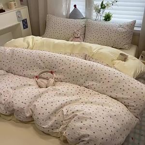 Puff Quilt Cover for Home and Dormitory Non-full Cotton Single/Double Use