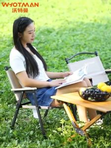 AIPhone-WHOTMAN(ผ้าOxfordหนาพิเศษ)เก้าอี้พับแคมป์ปิ้ง อุปกรณ์ตั้งแคมป์ แบบพกพา WH-Y1