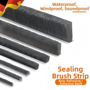 ZHENMIAO | Windproof Door and Window Sealing Strip for Glass Aluminum Frames Sliding Windows Self-adhesive Felt