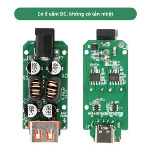 Aideepen | Mô-đun Sạc Giảm Áp Gắn Trên Ô Tô DC 9V-30V Sang USB A 30W + Type C 20W Hỗ Trợ Đa Giao Thức VOOC Sạc Nhanh