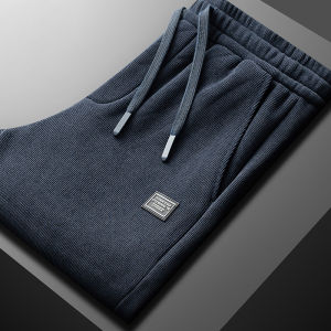 Quần Nhung Kẻ Thể Thao Thường Ngày Cho Nam Mùa Thu Đông 2025 Quần Ống Đứng Ấm Áp Mới Rộng Rãi Thoải Mái Thoáng Khí