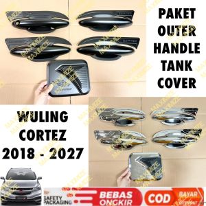 Paket Outer Handle Tank Cover Cortez 2018 2024 2025 2026 2027 Hitam Chrome