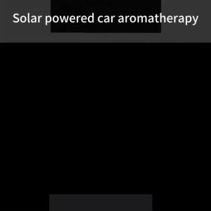 Helicopter Styling Solar Car Air FreshenerDecorative Aromatherapy Car Interior Accessories Propeller Rotary Perfume Diffuser