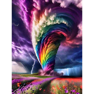 500/1000/1200/2000PCS Jigsaw Puzzle Rainbow Landscape Art For Adults Great Weekend Relaxation And Family Fun