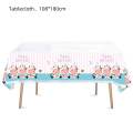 Fancy Cow-Themed Disposable Party Set - 10 Plates, 10 Cups, 20 Napkins - Birthday Fun Decor. 