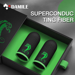 DAMIEL Bao Ngón Tay Chơi Game Hình Rắn Cho PUBG Bao Ngón Tay Thoáng Khí Chống Mồ Hôi Chống Trượt Găng Tay Ngón Tay Cái Cho Trò Chơi Di Động