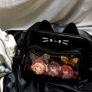 Cute Bag Cat Ita Bag Japanese Itabag Anime Bag Kpop Bag Japanese Bag Sling bag Back pack Convertible bag Lolita Bag