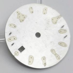 Menex 31mm Minimalist Numeral Watch Dial Green Luminous Index Fit NH35 NH36 Automatic Watch Mod Replacement Spare Parts