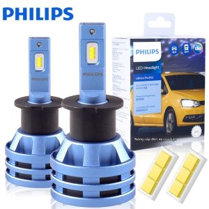 Philips | Bóng Đèn Pha Ô Tô Philips Ultinon Essential H3 LED 6000K Trắng Siêu Sáng 12V 24V 2 CÁI Đèn Sương Mù Tự Động