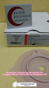COLOPLAST CP 1776 Alterna Ostomy Baseplate 50mm 5s TERNA SPIRAL SWISSROLL 康乐保造口术底板50毫米