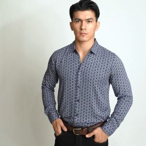 VENGOZ Kemeja Printing Pria - Asahi Casual Shirt LS