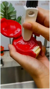 Ready Stock✨Carrot Cup Cleaning Brush Lid Bottle Household Long Handle
