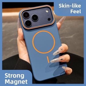 DAIMANG | Protective Case for Apple 17 Pro Deep Blue New Design Magnetic Skin Feel Unique Look Slim Hard Shell