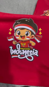 KAOS ANAK KEMERDEKAAN RI INDONESIA FREE NAMA 2-10 THN