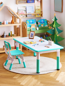 Kindergarten Tables and Chairs Kids Adjustable Learning Writing Table For Home Graffiti Table Painting Adjustable Plastic Table