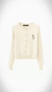 เสื้อโค้ทใหม่ เสื้อถัก เสื้อท็อป แขนยาว หมีน้อย เสื้อคาร์ดิแกนผู้หญิง เสื้อไหมพรมสไตล์ฝรั่งเศส Women Clothing [2812]