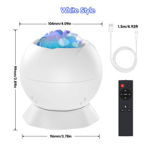 Aurora Galaxy Light Projector Ball Shape Colorful Night Light for Bedroom Ceiling Projector Lights for Kids Gift Party Decor