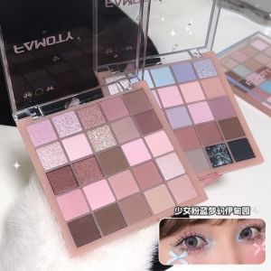 Bảng Phấn Mắt 25 Màu Tông Màu Đất Tự Nhiên Lì & Nhũ Phong Cách Hàn Quốc Mềm Mịn Dễ Pha Trộn Tạo Kiểu Trang Điểm Mắt Tự Nhiên