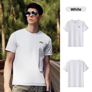 Jeep | Jeep Mens Quick Dry Outdoor T-Shirt Summer Ice Sensation Elastic Casual Short Sleeve Breathable Official Leisure Top