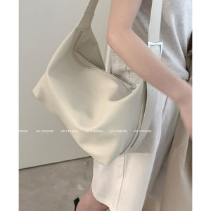 Student Class Large Capacity Bag Women 2023 New Trendy South korea Tote Bag Retro Niche Shoulder Underarm Bag