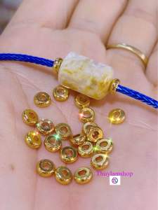 Charm khoen tròn chặn hạt làm vòng handmade cho dây 2li