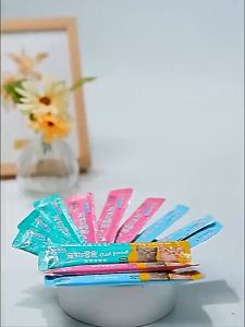 (LieBao) Cat Strip Snack Kucing Creamy 15gr/Makanan Snack Kucing Adult Kitten Cat Strips