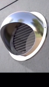 304 stainless steel hood exterior wall air outlet range hood smoke exhaust pipe windproof cover bathroom exhaust breathable cover rainproof cap