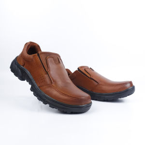 Sepatu Slip On Pria Kulit Sapi Model Casual Trendy Virale Official KT05