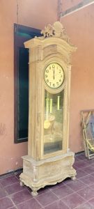 Almari jam classik kayu jati