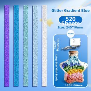 YUANHAO | Colorful Glitter Gradient DIY Origami Strips 18 Colors