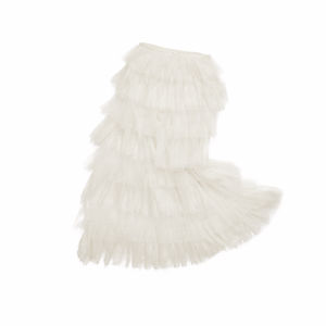 1JINN STUDIO | French Lace Multi-layered Netting Half Skirt