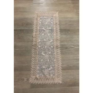 Taplak meja tamu renda 40x100