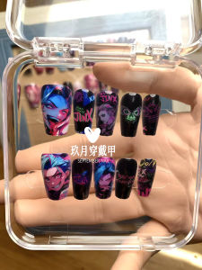League of Legends Cosplay Wearable Nail Tips Caro Kena Fox Valley Anime Cartoon Painful Nail Tips Normal Size from Mainland China