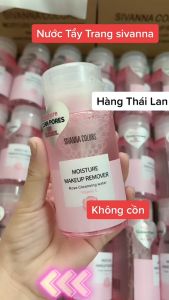 Nước Tẩy Trang Không Cồn Sivanna Colors Moisture Makeup Remover Rose Thái Lan 180ml