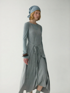 INSIS FEMME | Organic Cotton Hemp Side Slit Dress
